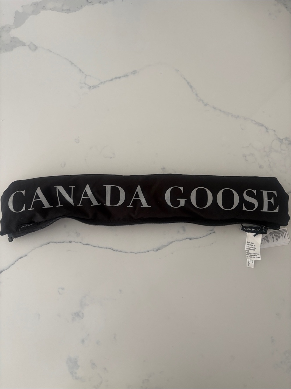 Canada Goose Black Logo Hood Trim